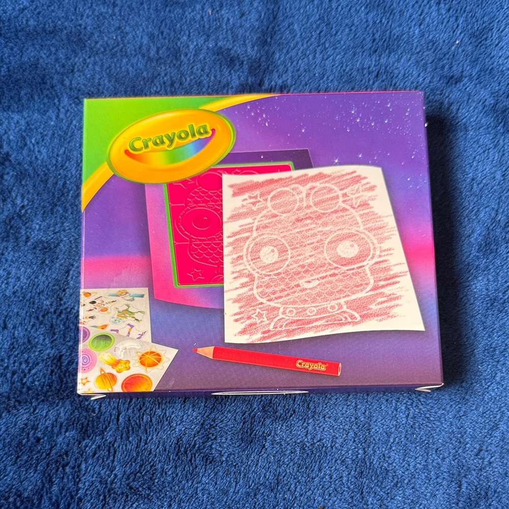 McDonald's Crayola Stencil Set - Red and Pink